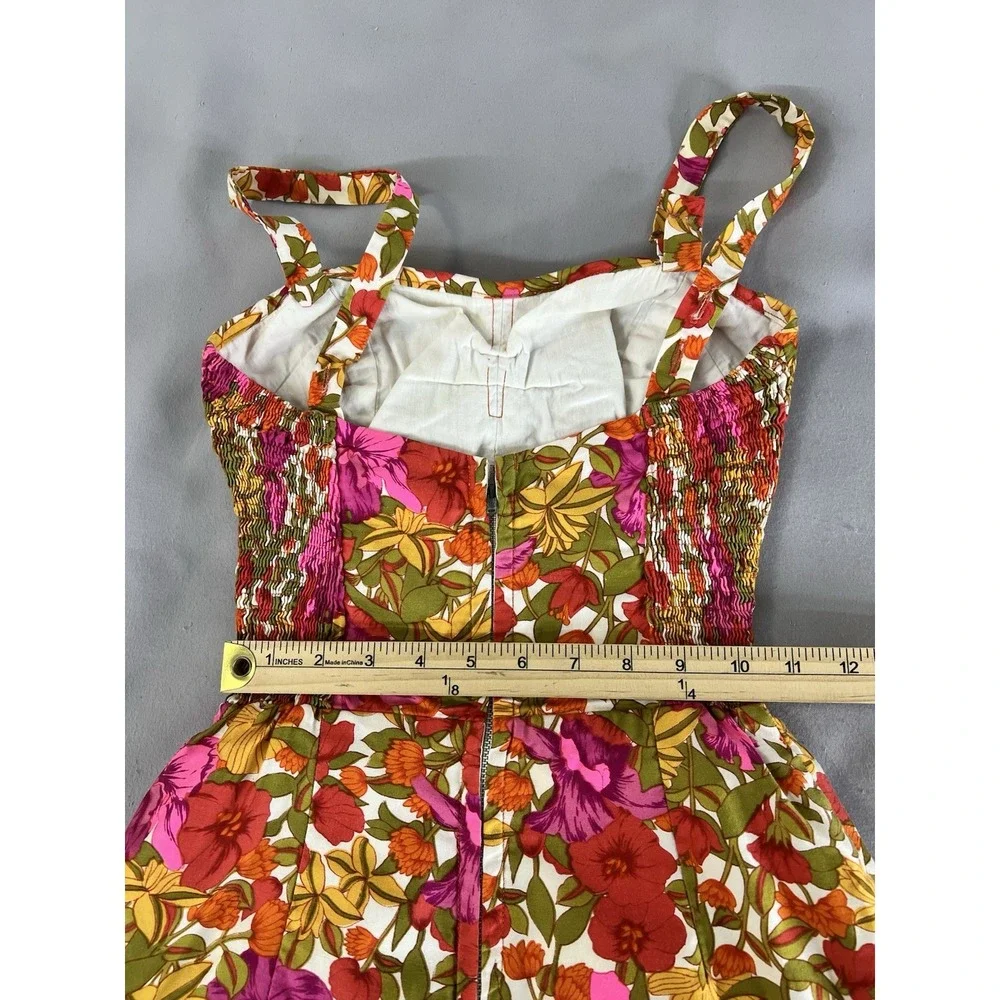 VTG Kahala Hawaii Hawaiian Romper Playsuit BATHING‎ SUIT Floral Y2K USA